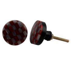 Box Cut Round Knob